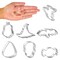 CookieCutter.com Mini Halloween Cookie Cutter 7 Piece Set Ghost 1.5 in, Tin Plated Steel, USA